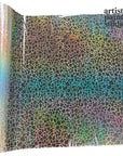 Pebbly Hologram Transparent Metallic Foil