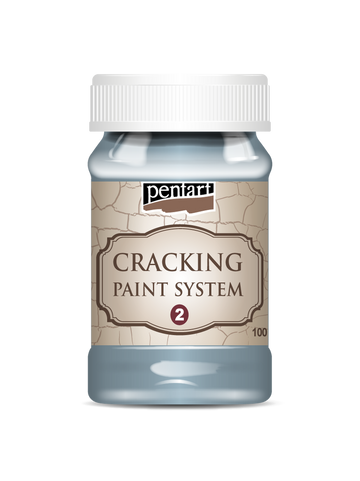 Cracking paint country blue 2
